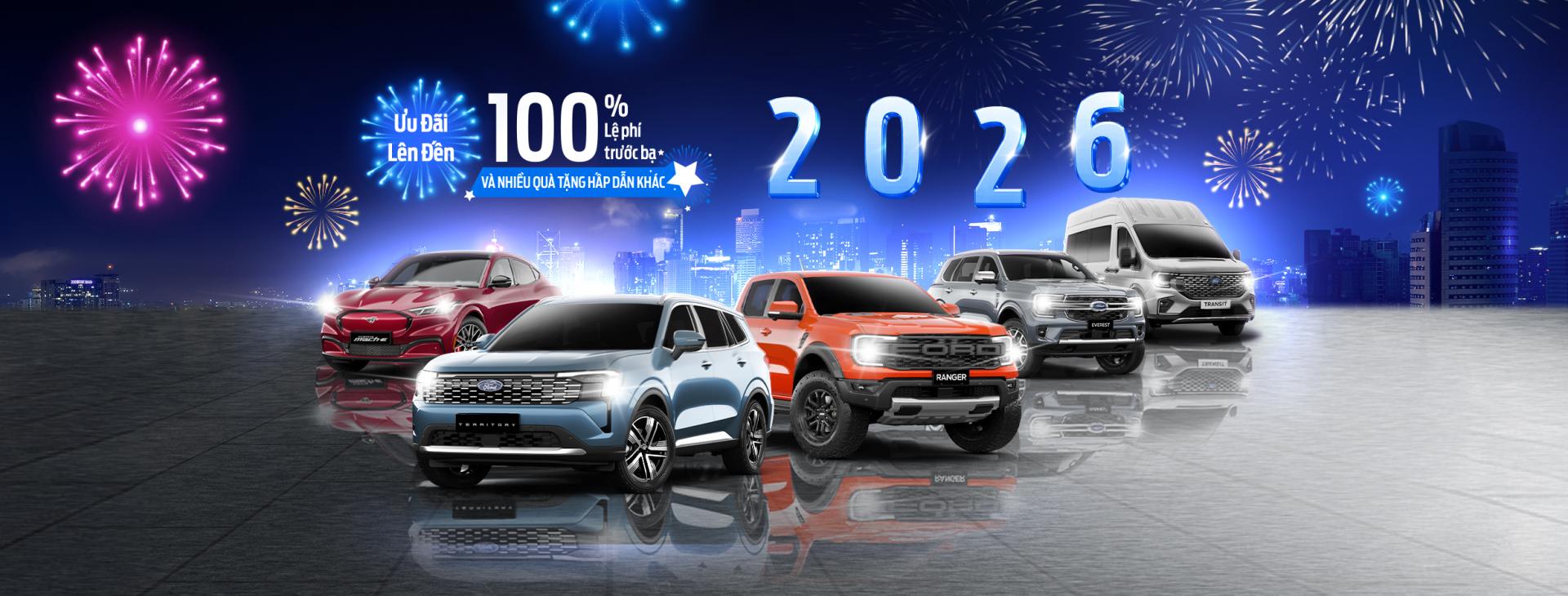 NĂM MỚI BỨT PHÁ, CÙNG FORD TIẾN XA