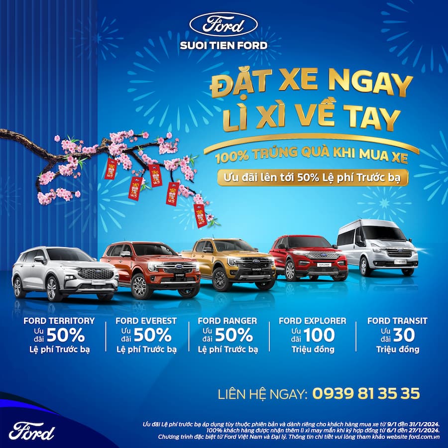 ĐẶT XE NGAY - LÌ XÌ VỀ TAY