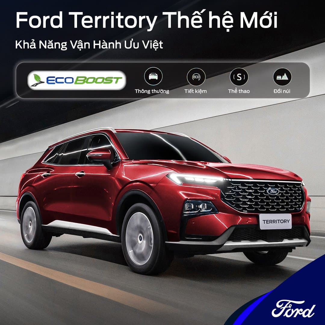 Ford Territory có 4 chế độ lái