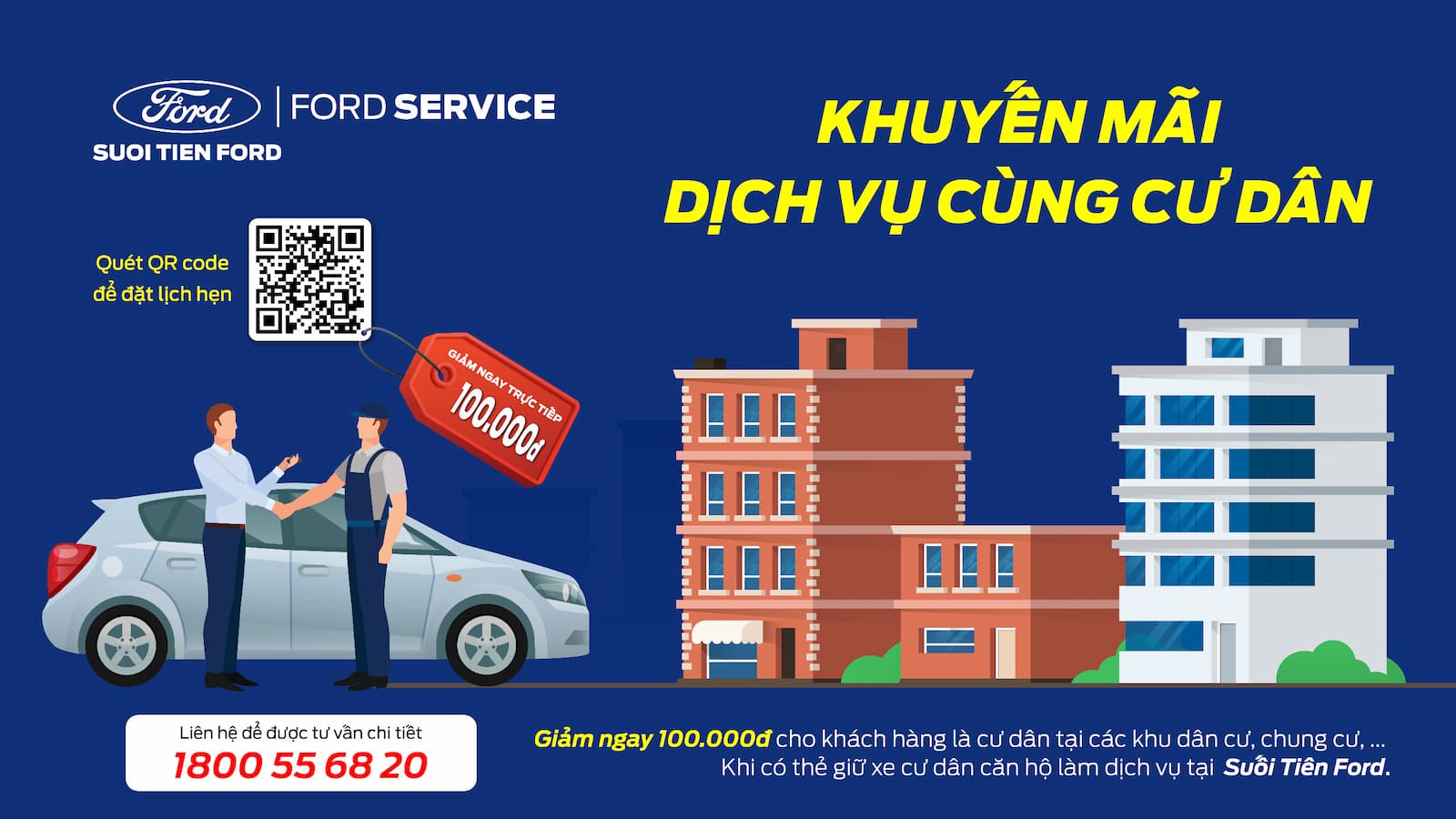Khuyến mãi dịch vụ cùng Cư Dân