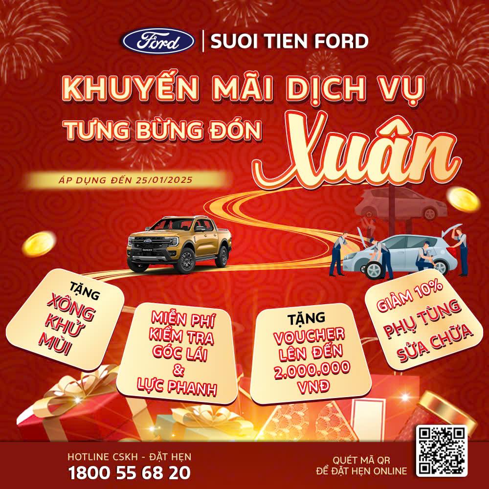KHUYẾN MÃI DỊCH VỤ - TƯNG BỪNG ĐÓN XUÂN 2025