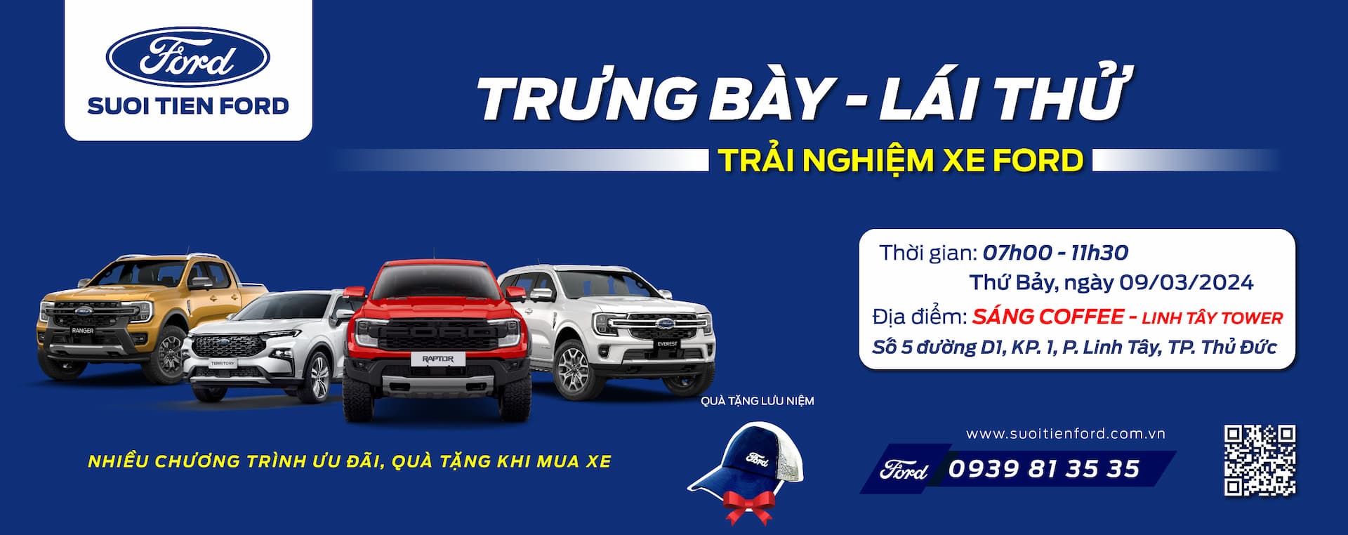 TRƯNG BÀY - LÁI THỬ FORD THẾ HỆ MỚI