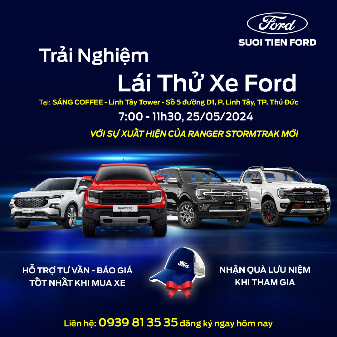 LÁI THỬ TRẢI NGHIỆM XE FORD