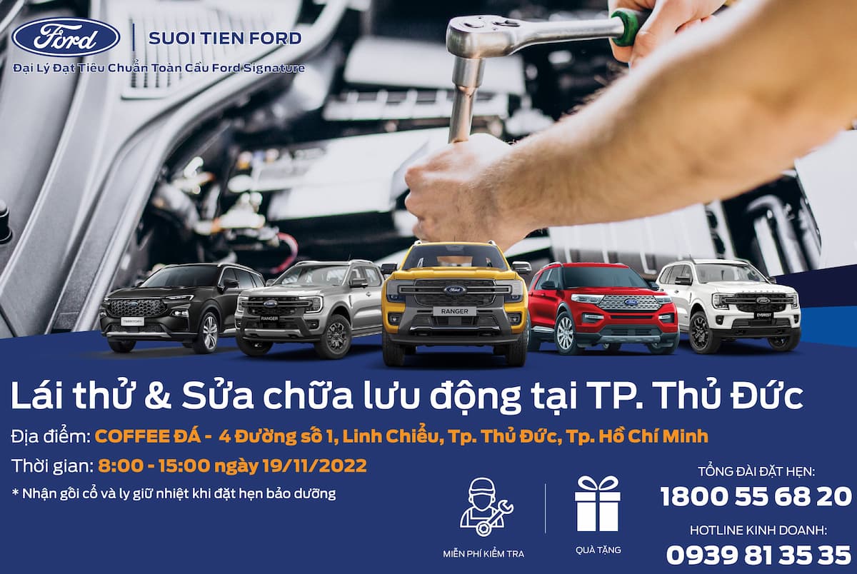 LÁI THỬ & SỬA CHỮA LƯU ĐỘNG TẠI TP.THỦ ĐỨC THANG 11/2022