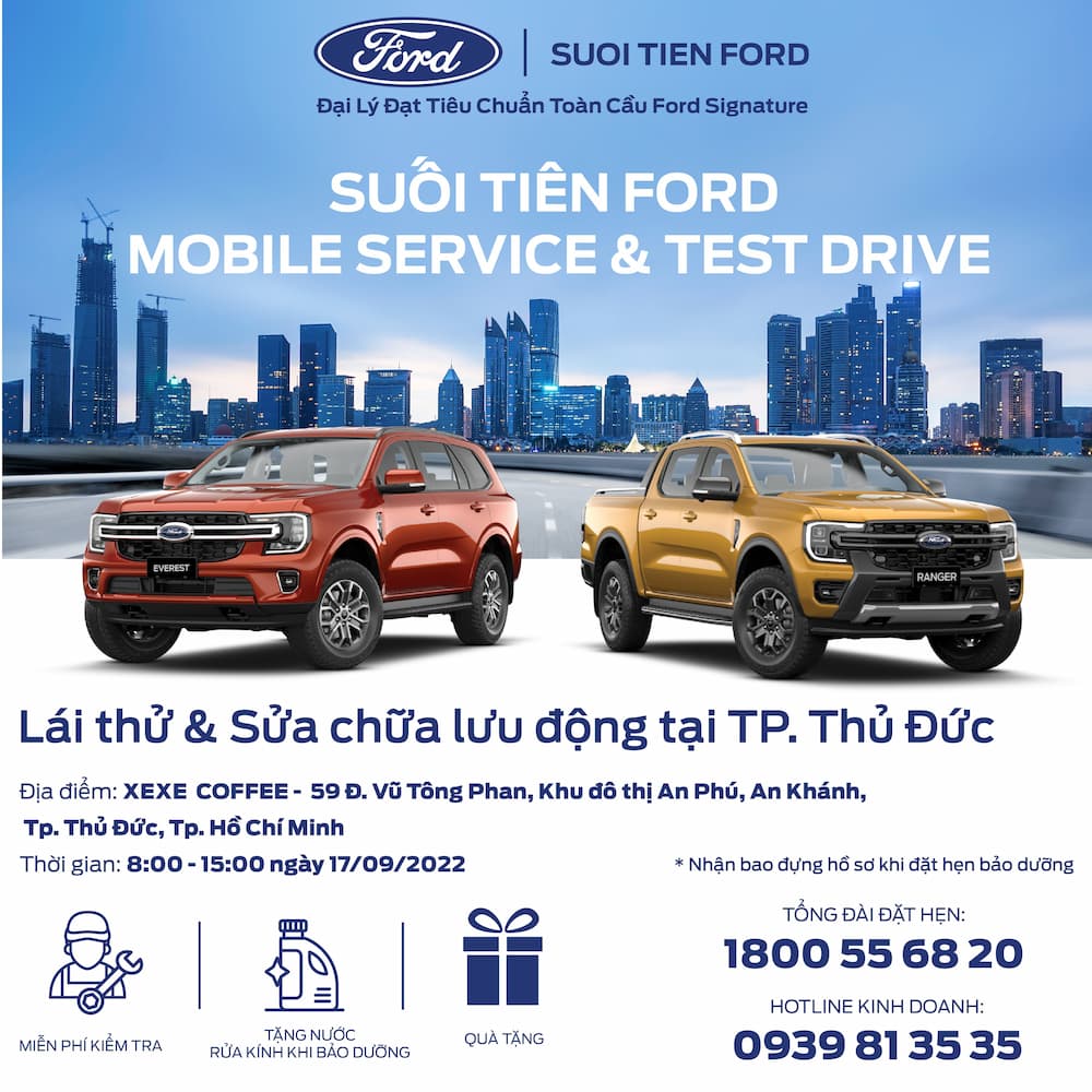 LÁI THỬ & SỬA CHỮA LƯU ĐỘNG TẠI TP.THỦ ĐỨC