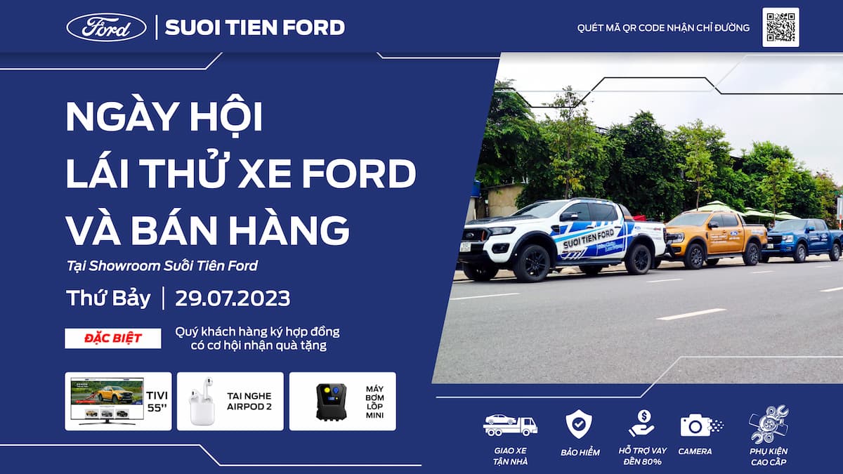 Ngày hội lái thử xe Ford và Bán hàng