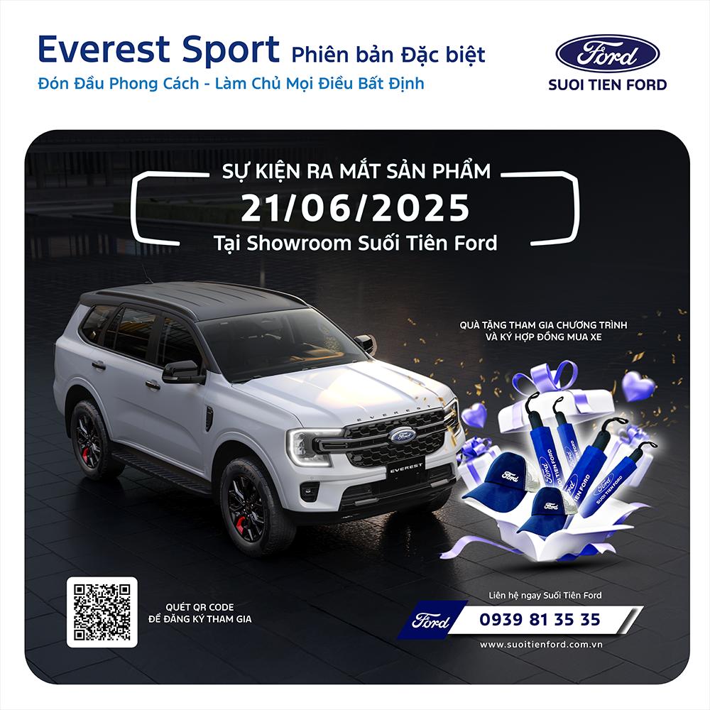 2025 FVL -RA MẮT FORD EVEREST SPORT SE – PHIÊN BẢN ĐẶC BIỆT