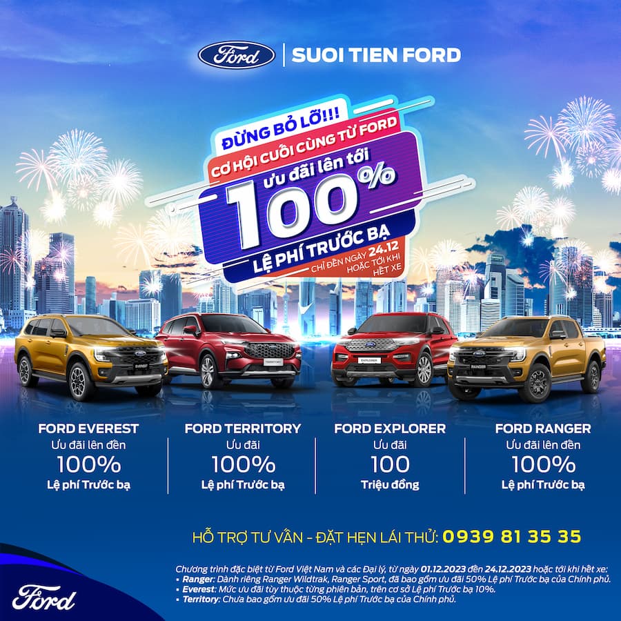 Quà tặng đặc biệt của Ford Việt Nam và Suối Tiên Ford nhân dịp Giáng sinh
