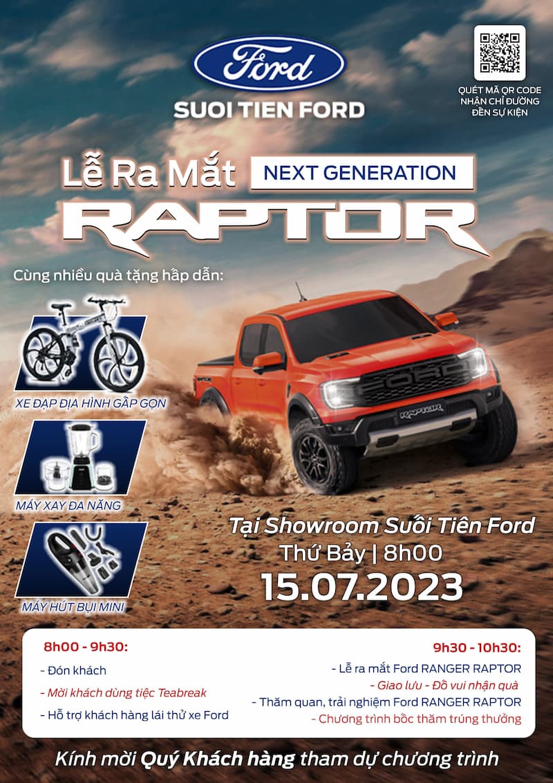 RA MẮT FORD RAPTOR THẾ HỆ MỚI