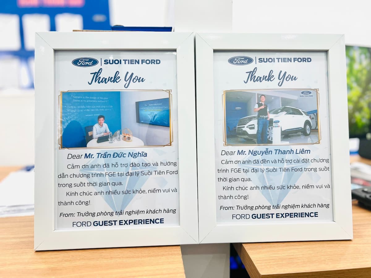 Suối Tiên Ford đã chính thức nhận được chứng nhận FGE 2