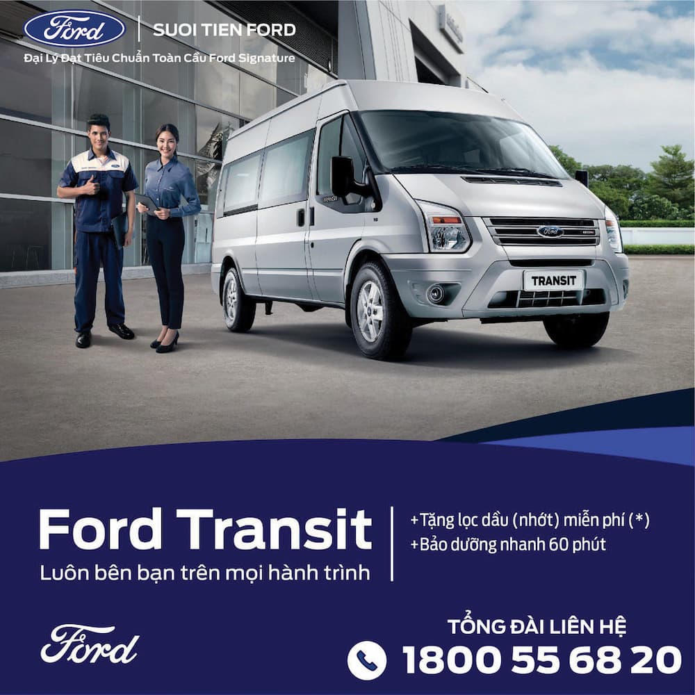 GỬI TẶNG 01 LỌC DẦU (NHỚT) CHO KHÁCH HÀNG CÓ XE TRANSIT