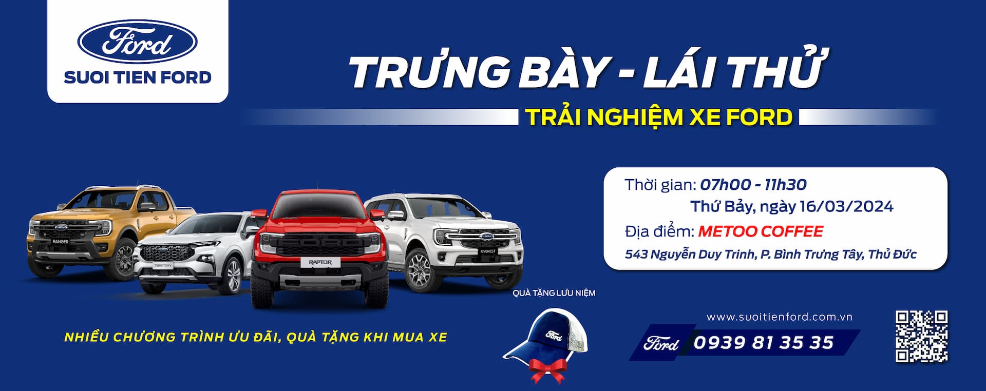 TRƯNG BÀY - LÁI THỬ FORD THẾ HỆ MỚI