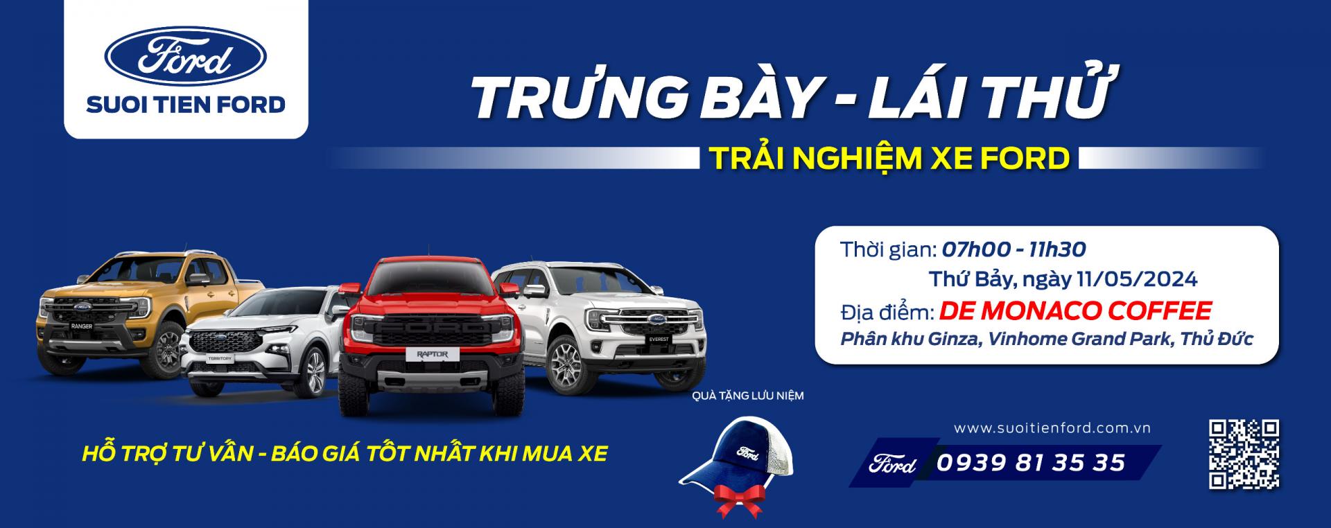 TRƯNG BÀY - LÁI THỬ TRẢI NGHIỆM XE FORD THẾ HỆ MỚI