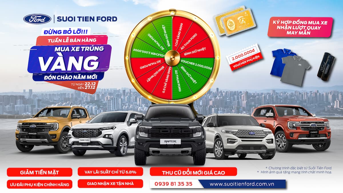 Tuần lễ vàng mua xe trúng xe 