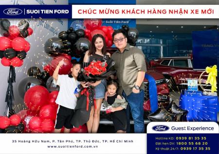 Chúc mừng Quý khách hàng đã trở thành chủ nhân của một chiếc xe mới từ Suối Tiên Ford.