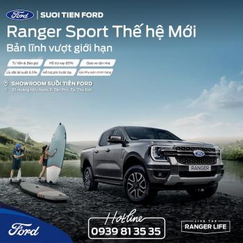 FORD RANGER SPORT THẾ HỆ MỚI. DIỆN MẠO MỚI - CÁ TÍNH - LỊCH LÃM