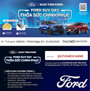 FORD SUV DAY - THOẢ SỨC CHINH PHỤC