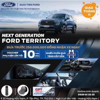 FORD TERRITORY GIAO XE 11/2022 CHỈ VỚI 250 TRIỆU - NHẬN XE NGAY