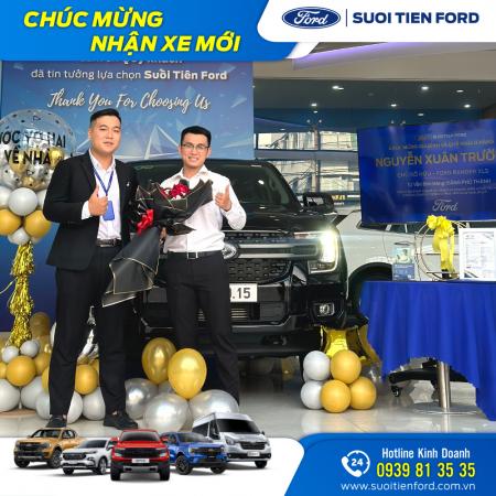 KH nhận xe Suối Tiên Ford 4