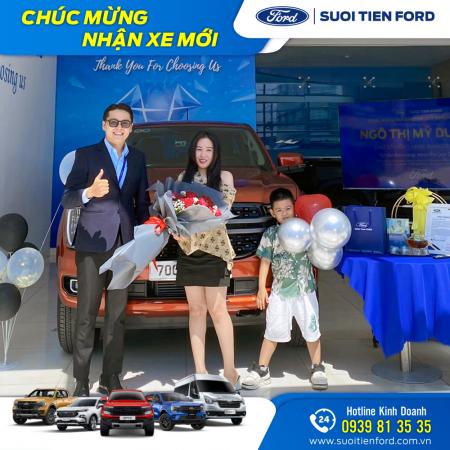 KH nhận xe Suối Tiên Ford 6