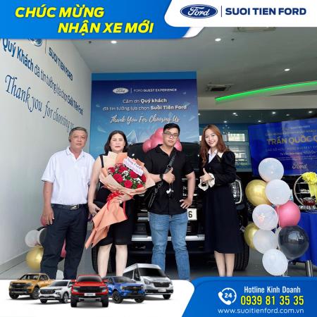 KH nhận xe Suối Tiên Ford 9