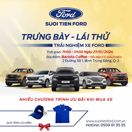 SỰ KIỆN TRẢI NGHIỆM & LÁI THỬ CÁC DÒNG XE FORD