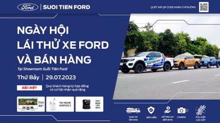 Ngày hội lái thử xe Ford và Bán hàng tại Showroom Suối Tiên Ford