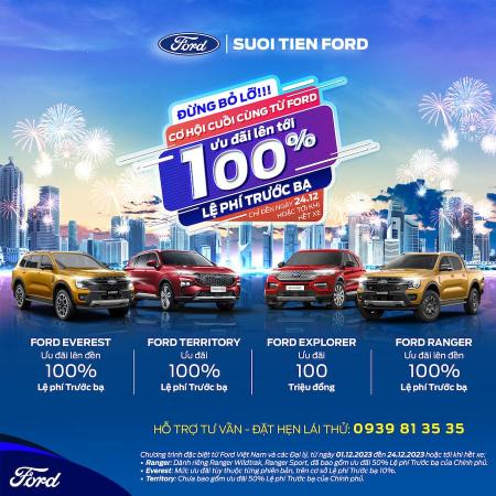 Quà tặng đặc biệt của Ford Việt Nam và Suối Tiên Ford nhân dịp Giáng sinh