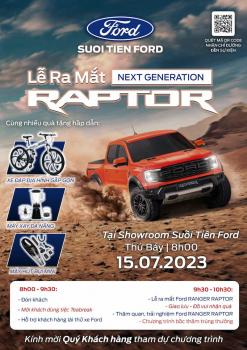 RA MẮT FORD RAPTOR THẾ HỆ MỚI - THĂNG HOA MỌI GIÁC QUAN