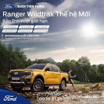 NHẬN ƯU ĐÃI & GIÁ LĂN BÁNH "FORD RANGER WILDTRAK" THẾ HỆ MỚI THÁNG 05/2023