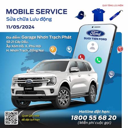 Suối Tiên Ford triển khai chương trình "SỬA CHỮA LƯU ĐỘNG"