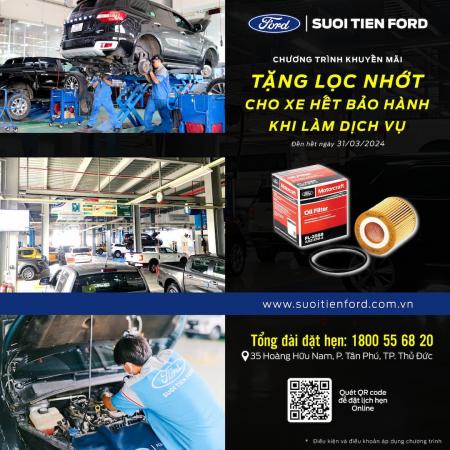 TẶNG LỌC DẦU MIỄN PHÍ VÀ NHIỀU ƯU ĐÃI HẤP DẪN KHÁC