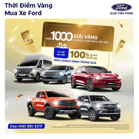 KHÔNG THỂ BỎ LỠ – THỜI ĐIỂM VÀNG MUA XE FORD