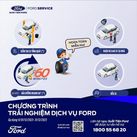 CHƯƠNG TRÌNH TRẢI NGHIỆM DỊCH VỤ SUỐI TIÊN FORD