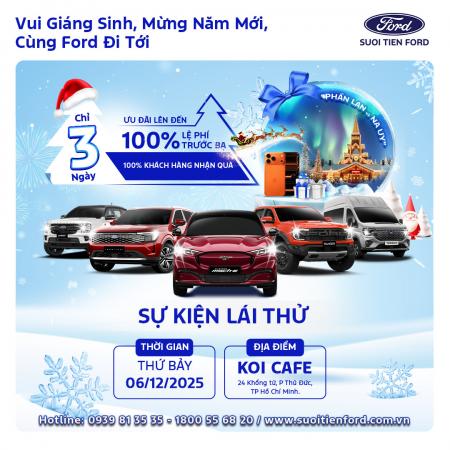 Sự kiện lái thử xe Ford tại Koi Cafe - Thủ Đức